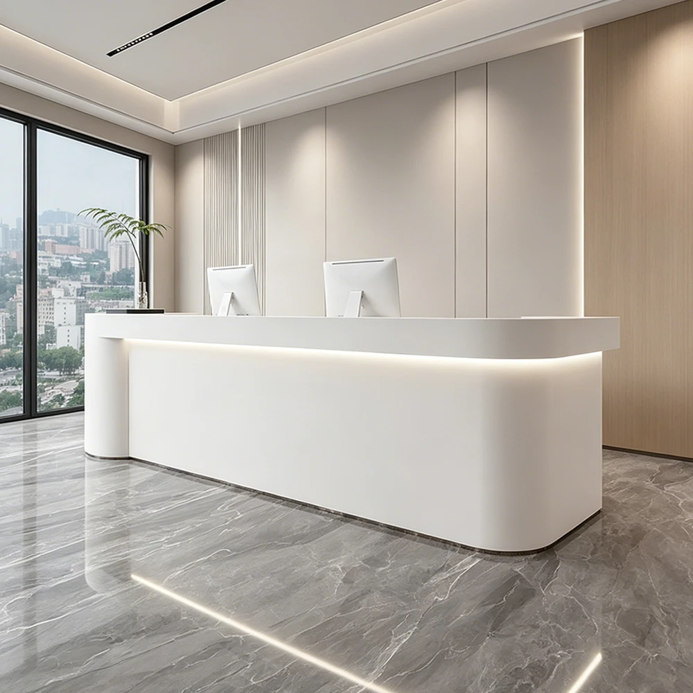 Versatile Front Desk Counter for Beauty Salon - image 3