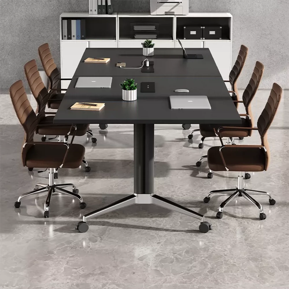 Mobile Folding Meeting Table – Spliceable Long Desk for Flexible Workspaces - image 3