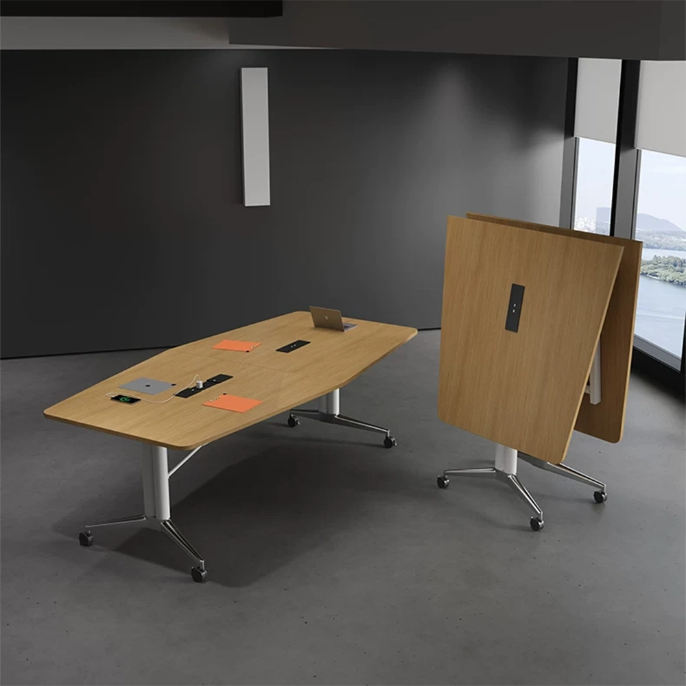Mobile Long Conference Table – Portable Folding Desk for Meetings - image 2