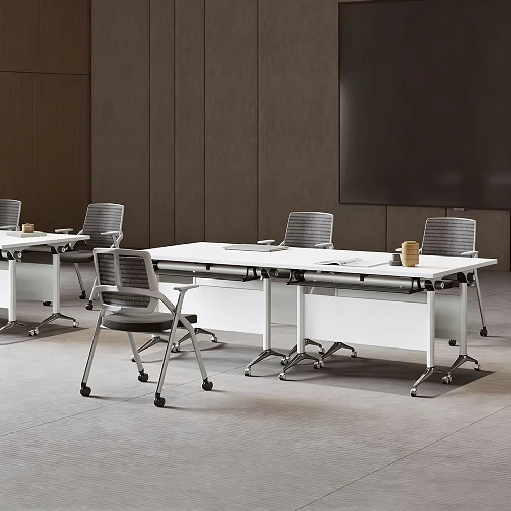 Mobile Folding Meeting Table with Splicing Design - image 2