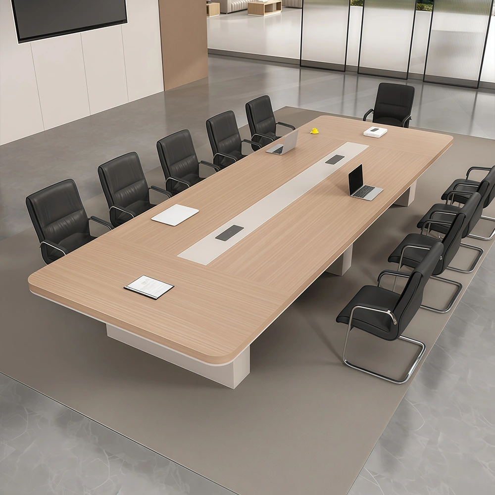 Sleek Rectangular Conference Table – Modern Office Furniture for Meetings & Negotiations - image 2