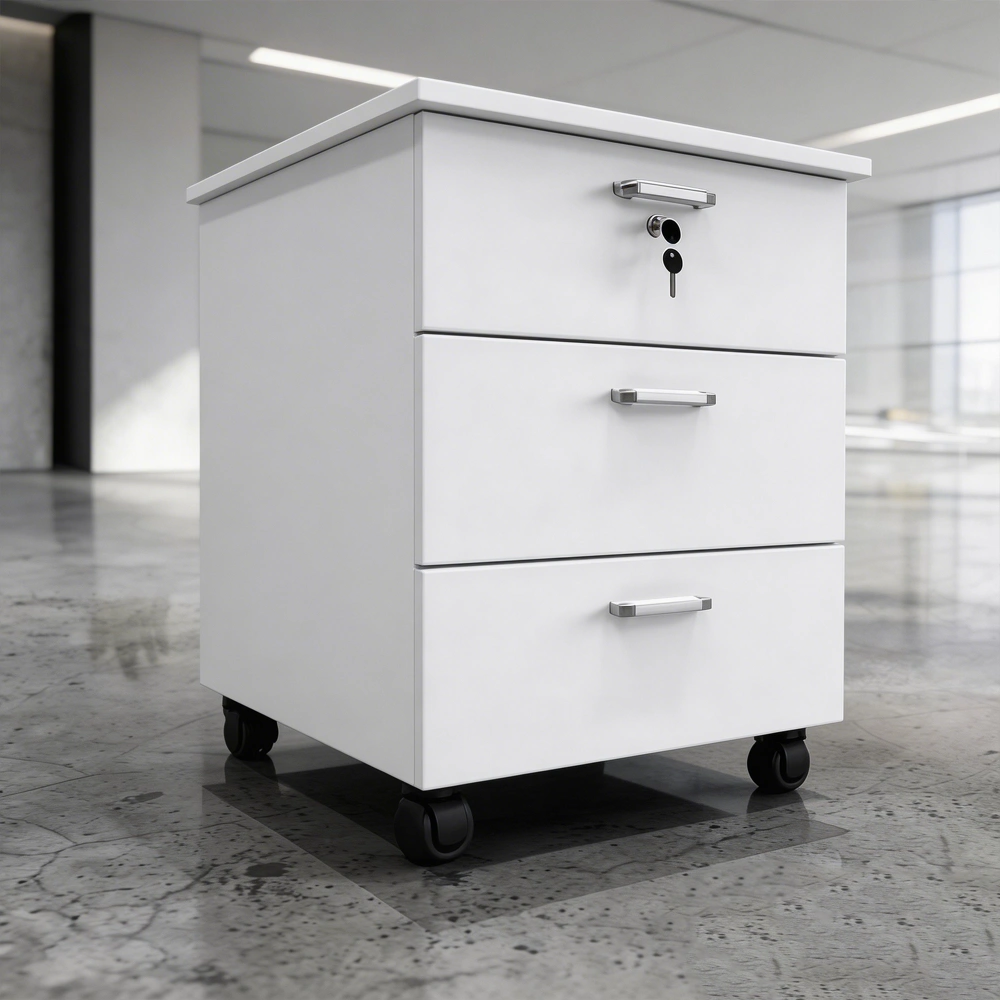 Mobile Office File Cabinet with Lock Drawers - image 2