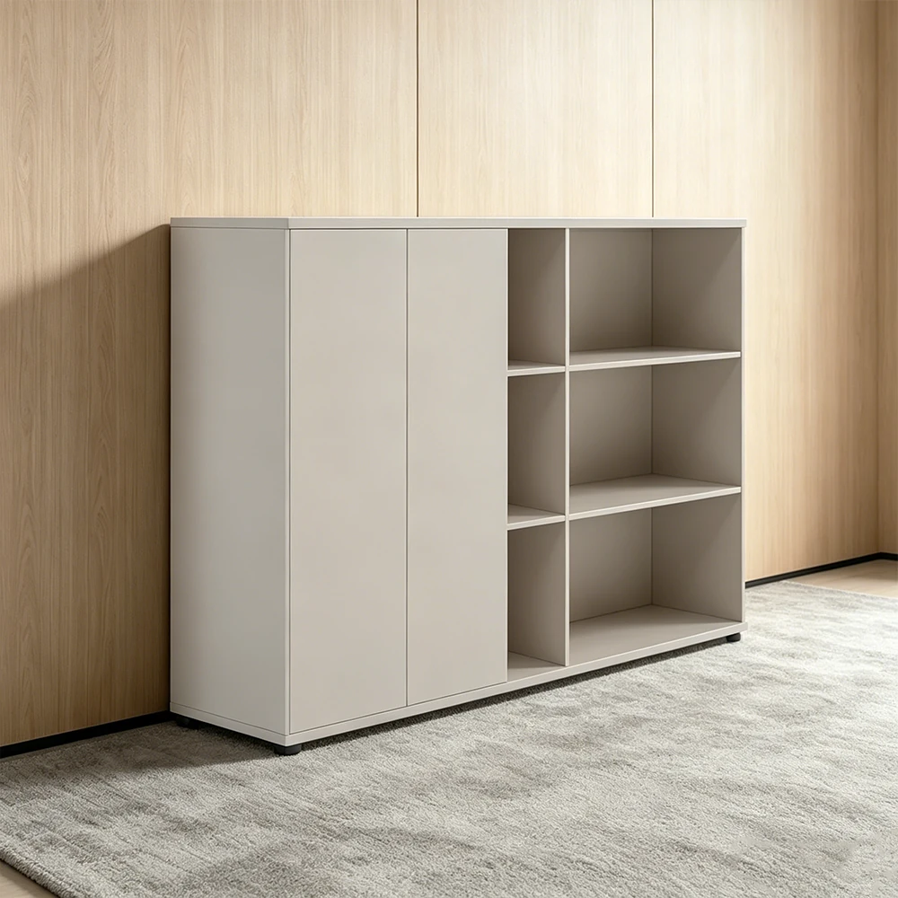 Minimalist Office Tea & File Storage Cabinet - image 2