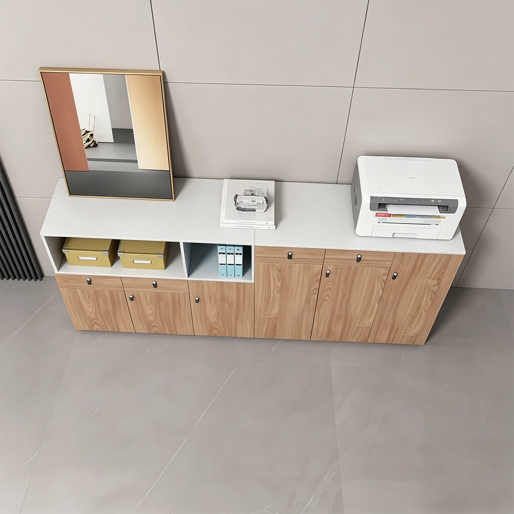 Combination Lock Wooden File Cabinet - image 2