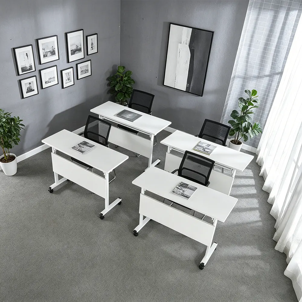 Portable Folding Meeting Tables – Spliceable & Movable for Modular Office Setups - image 3