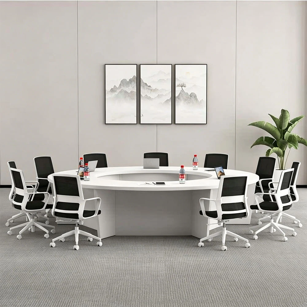 Creative Round Meeting Tables for Modern Offices  Circular Conference Table Designs - image 3