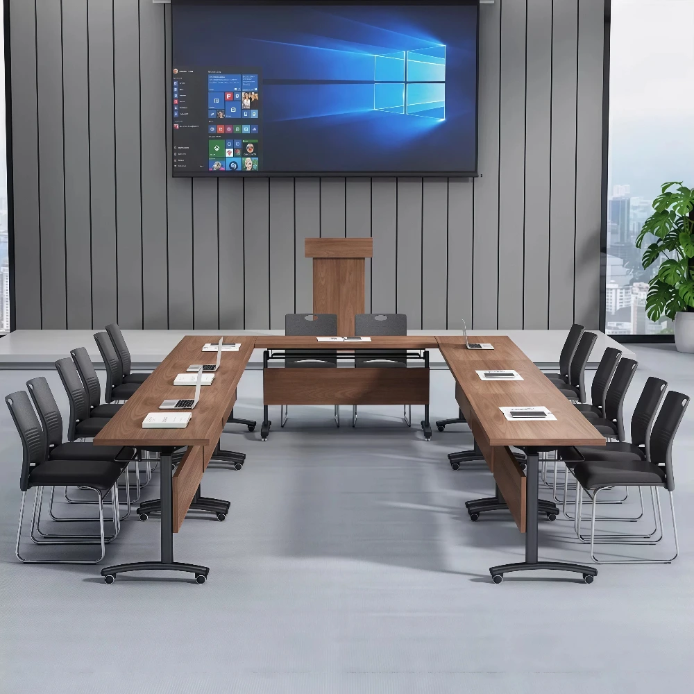Movable Folding Conference Table – Multi-Functional Modular Office Desk - image 2