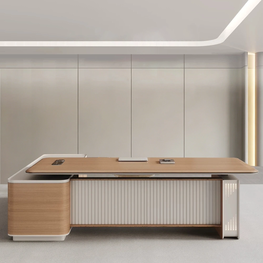 Modern Electric Height Adjustable Executive Office Desk - image 2