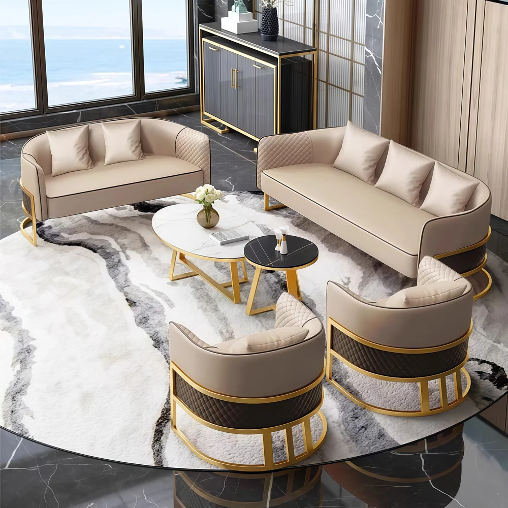 Light Luxury Reception Sofas for Offices - image 3