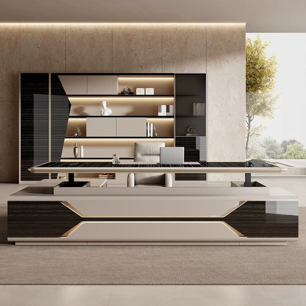 Executive Desk with Electric Height Lift - image 2