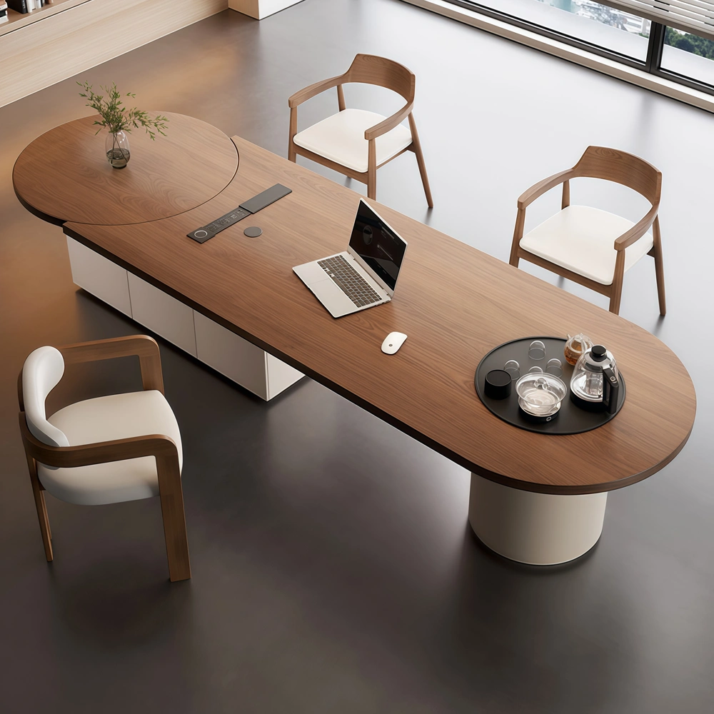 Premium Electric Height Adjustable Desk – Light Luxury Office Desk with Advanced Lift System - image 3