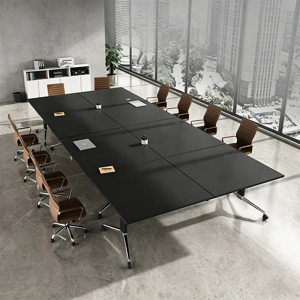Mobile Folding Meeting Table – Spliceable Long Desk for Flexible Workspaces - image 4