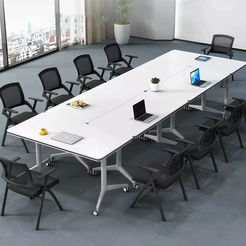 Foldable Meeting Table Training Desk – Portable Modular Joining Office Furniture - image 2