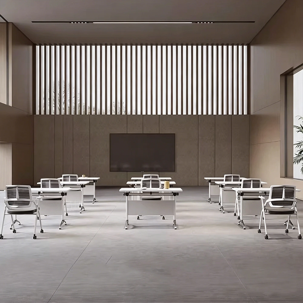 Mobile Folding Meeting Table with Splicing Design - image 3