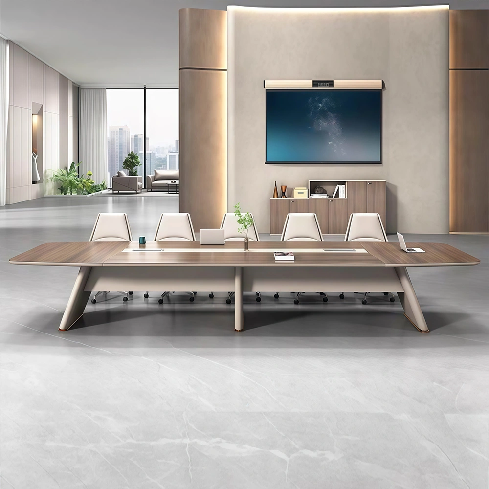 Elegant Light Luxury Conference Table Modern Minimalist Design - image 2