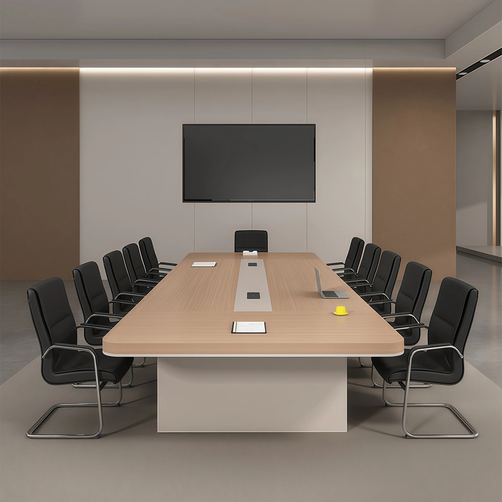 Sleek Rectangular Conference Table – Modern Office Furniture for Meetings & Negotiations - image 3