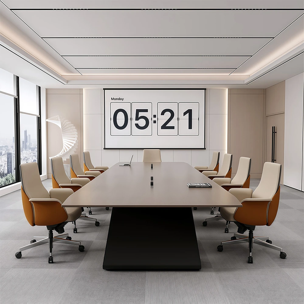 Premium Conference Table Long Modern Desk for Minimalist Workspace - image 3