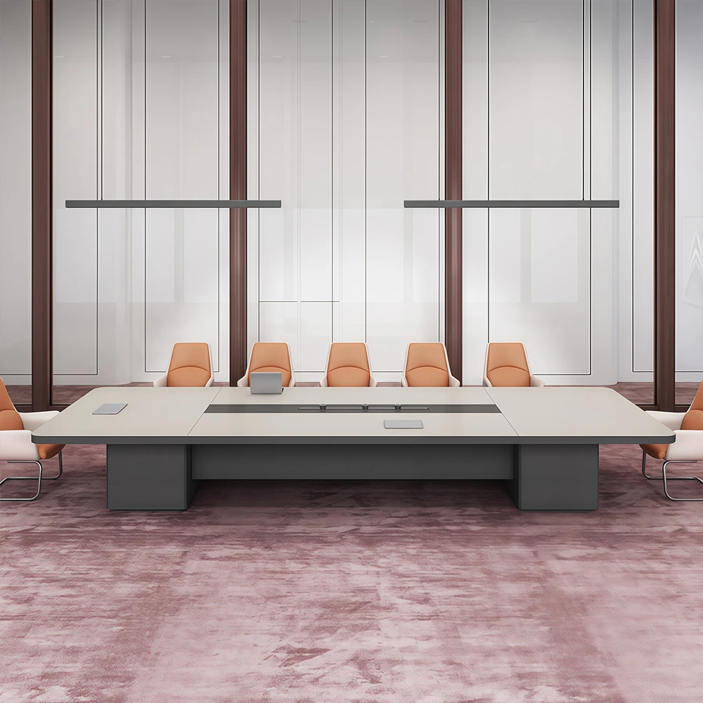 Long Conference Table for Modern Office  Minimalist Design - image 3