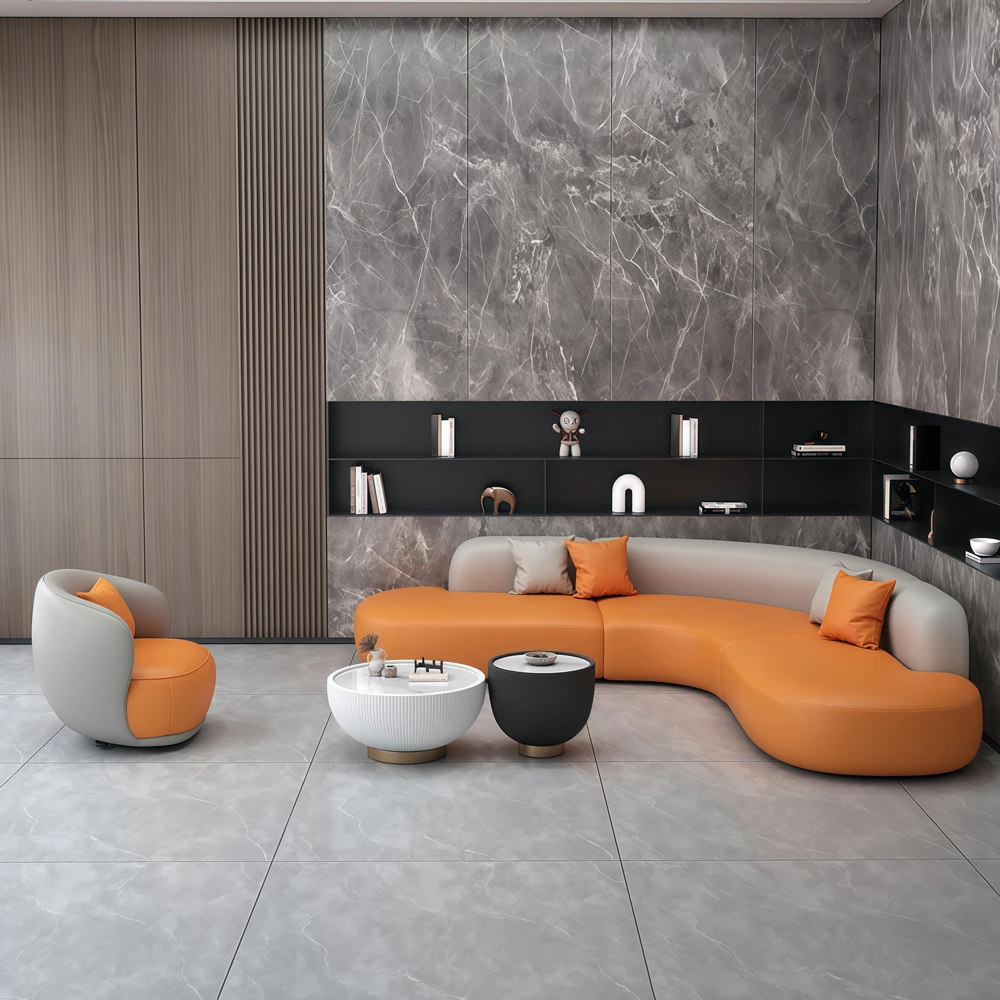 Equilateral Corner Sofa – L-Shaped Minimalist Modern Style - image 3