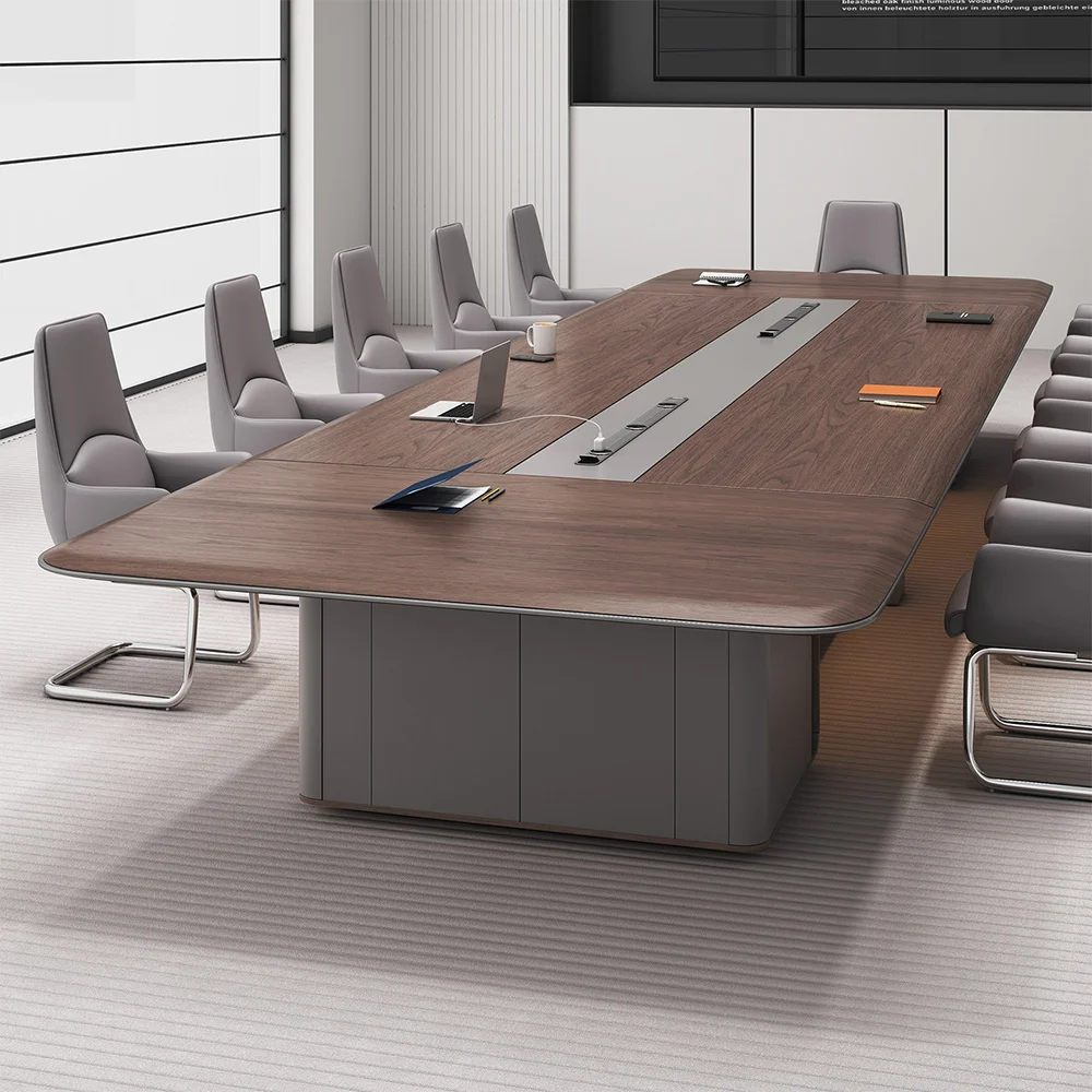 Large Conference Table Modern Simple – Light Luxury Long Desk - image 3