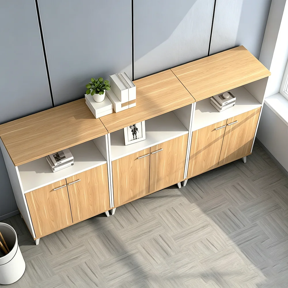 Wooden File Cabinet With Drawers - image 4