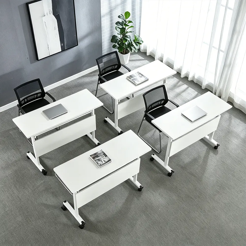 Portable Folding Meeting Tables – Spliceable & Movable for Modular Office Setups - image 2