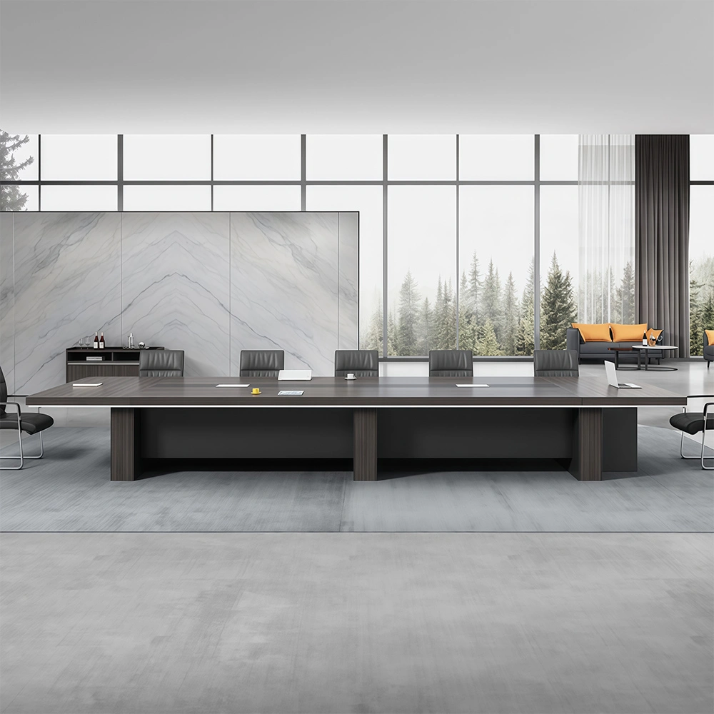 Modern Minimalist Office Desk with Multifunctional Design - image 3