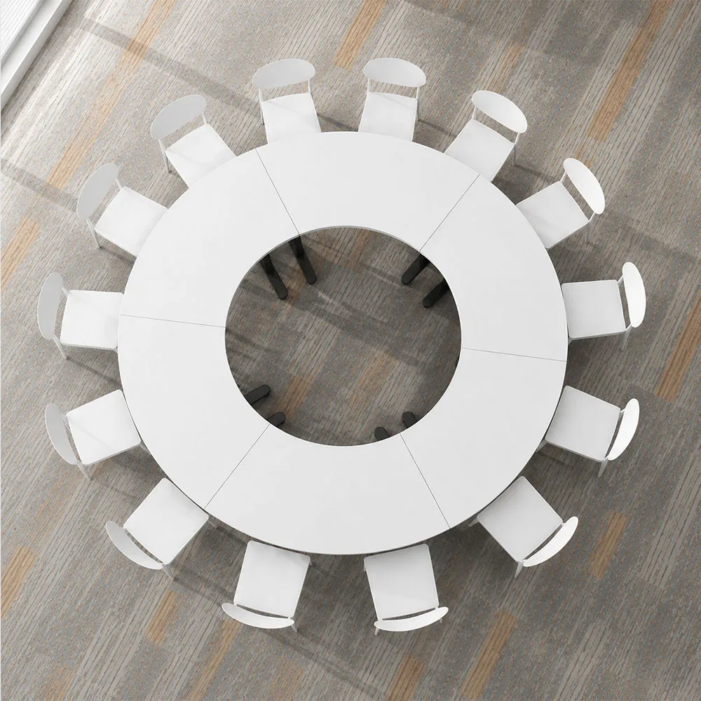 Spliceable Folding Conference Table Mobile – Portable Modular Meeting Table - image 3