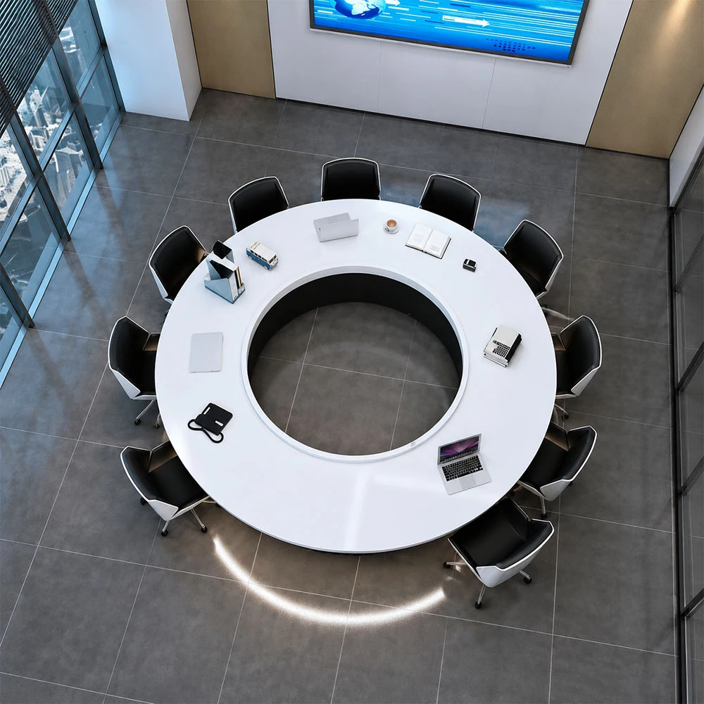 Modern Round Conference Table — Creative Centerpieces for Collaborative Meetings - image 2
