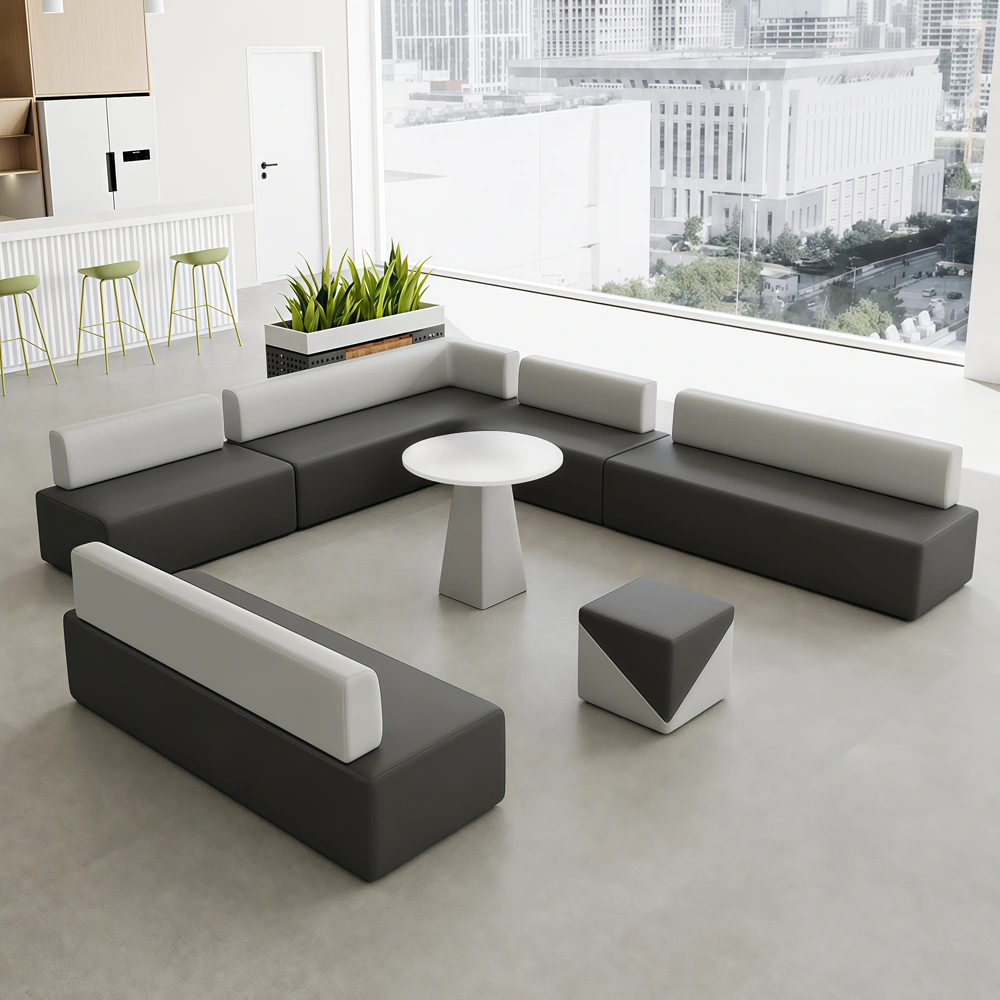Modern Minimalist Reception Sofa Area – Creative & Elegant Lounge Solutions - image 2