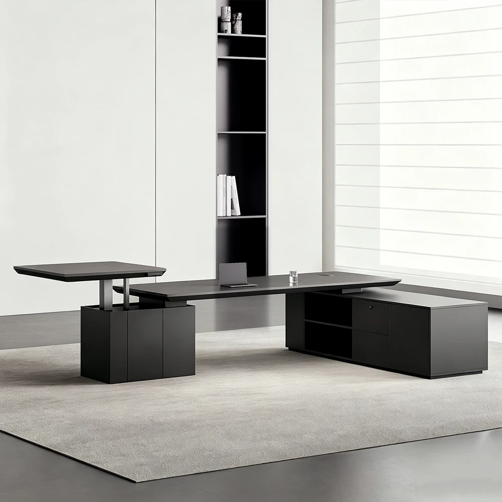Modern Executive Height-Adjustable Desk - image 3