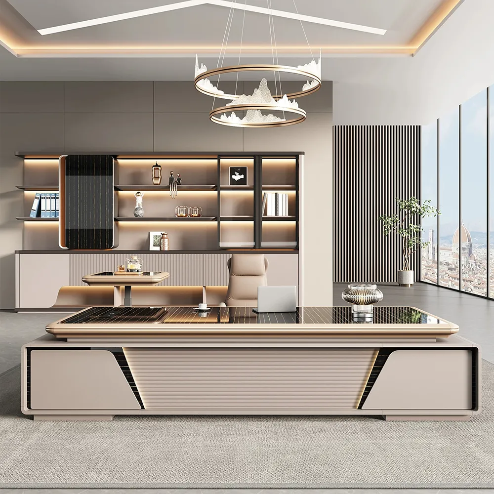 Modern Simple Electric Desk – Smart Sit Stand Up Desk for Office - image 2