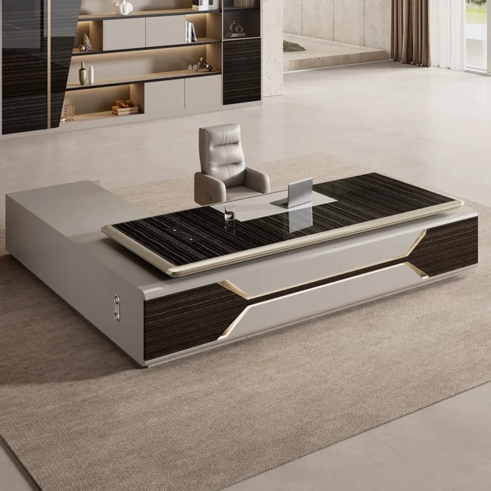 Executive Desk with Electric Height Lift - image 3
