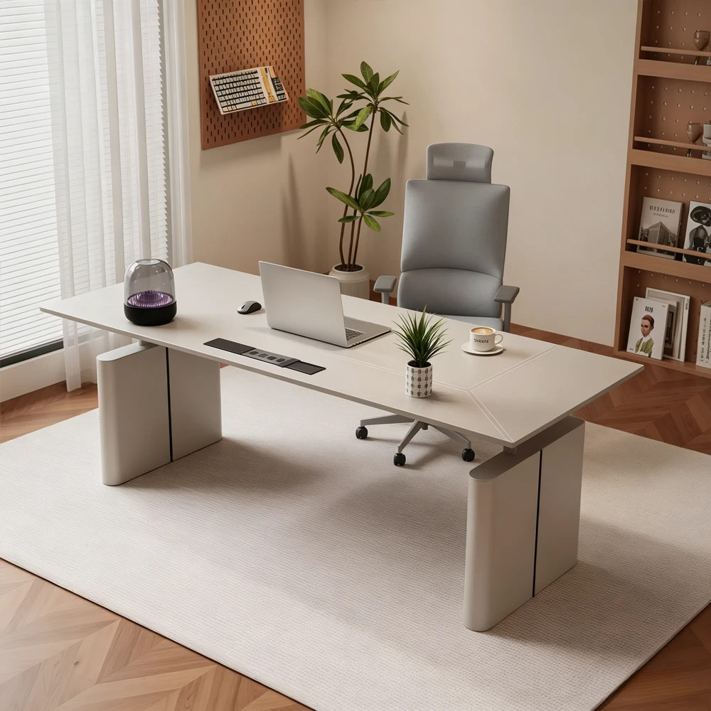 Light Luxury Electric Standing Desk – Premium Height Adjustable Office Desk - image 2
