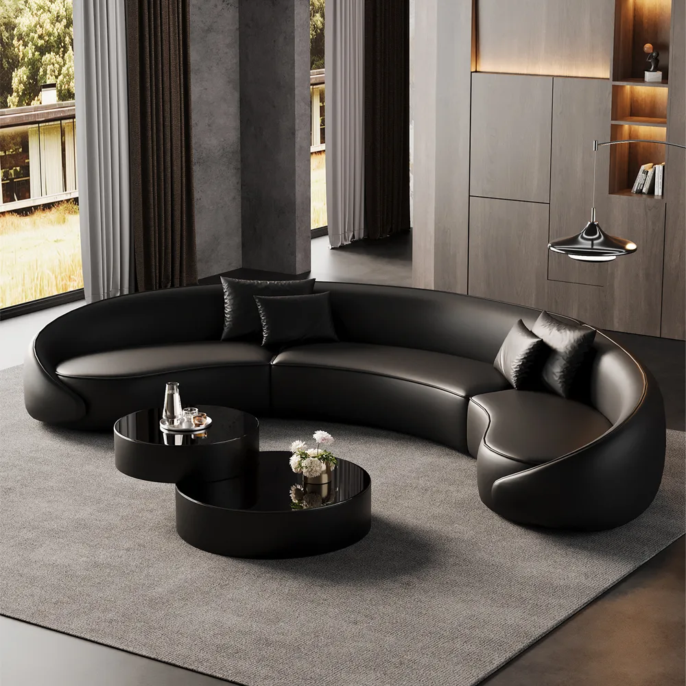 Light Luxury Semi-Circular Sofa for Reception Area - image 3