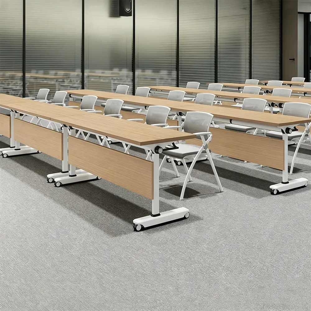 Foldable Mobile Training Table for Conference Rooms – Portable Meeting Desk - image 3
