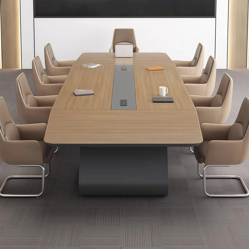 Simple Modern Conference Table for Office – Large Meeting Desk - image 3
