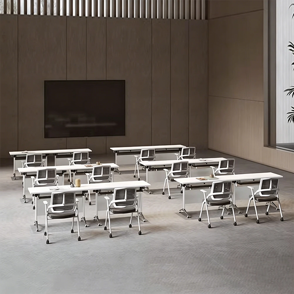 Mobile Folding Meeting Table with Splicing Design - image 4