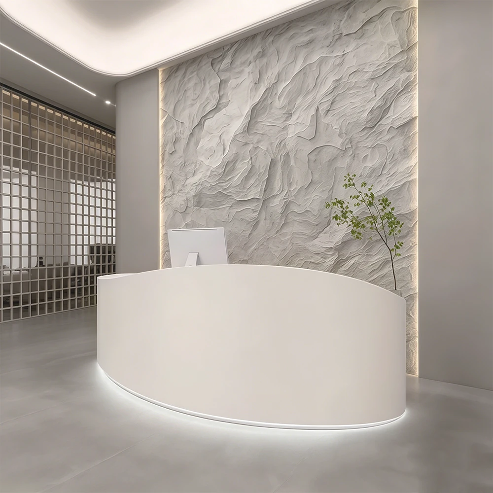 Simple Arc Front Desk for Salon & Clothing Store - image 3