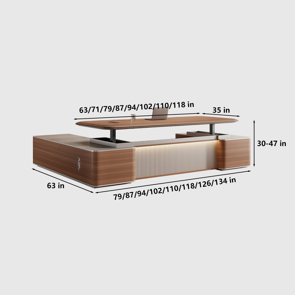 Smart Height Adjustable Standing Desk for Executive - image 7