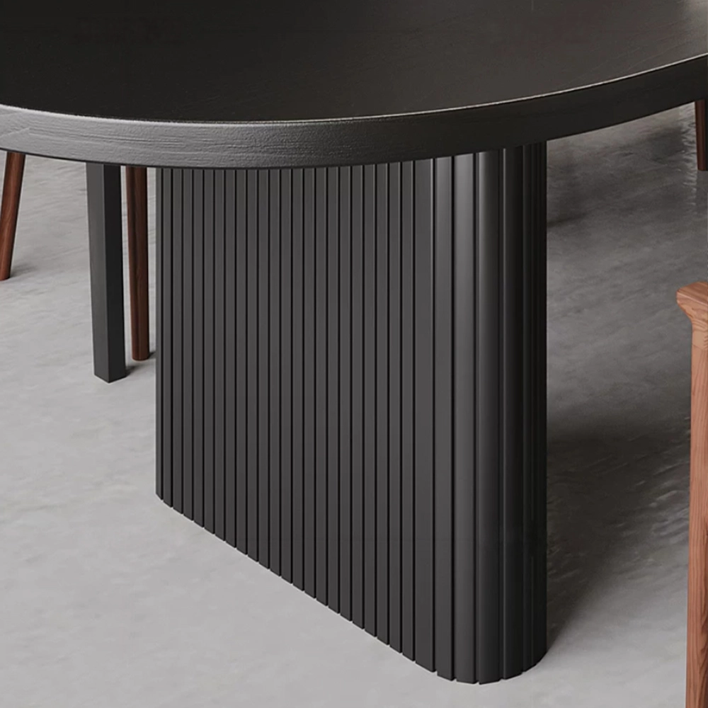 Solid Wood Conference Table with Power Outlets - image 4