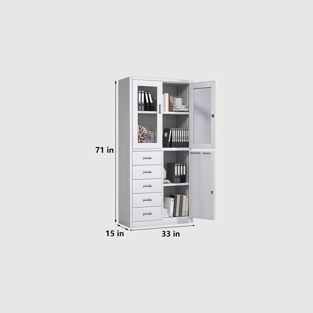 Multi-Tier Steel Office Filing Cabinet - image 6