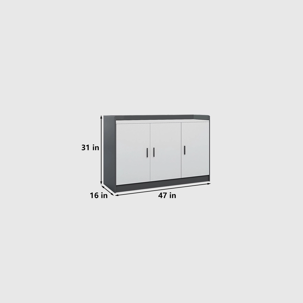 Modern Wooden Credenza – Room Divider & File Storage - image 7