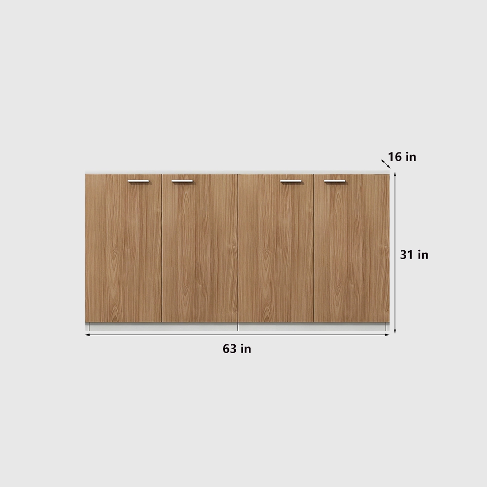 Low Wooden Office Cabinet for Documents - image 8