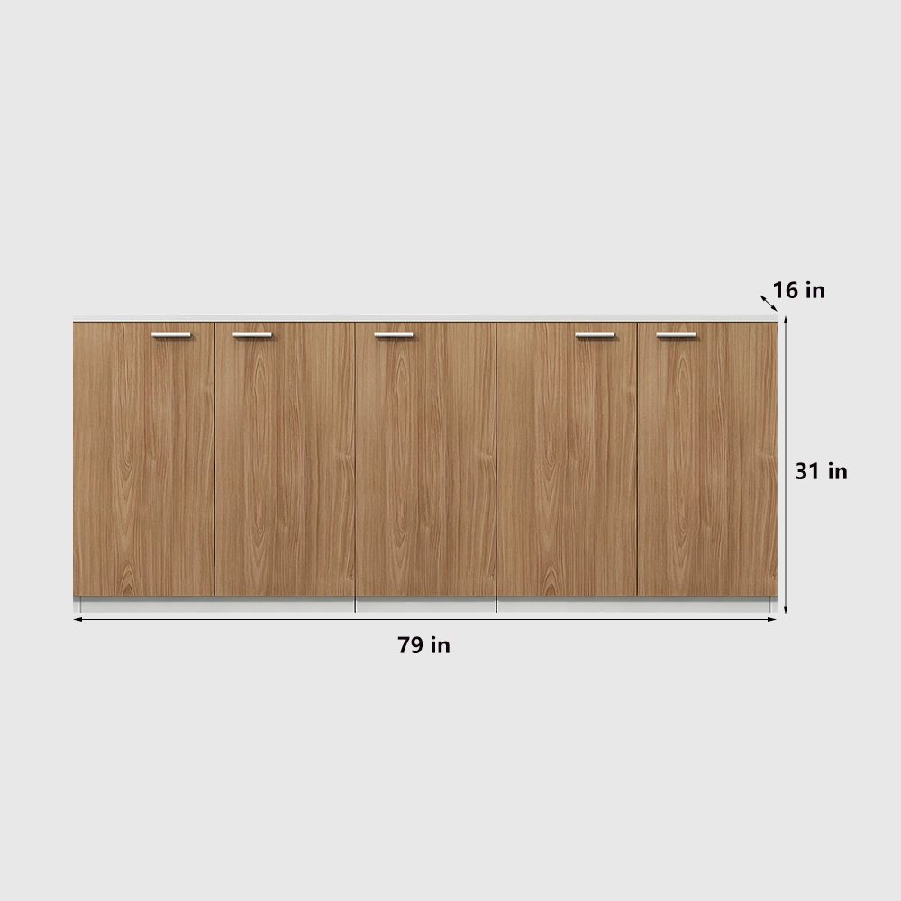 Low Wooden Office Cabinet for Documents - image 9