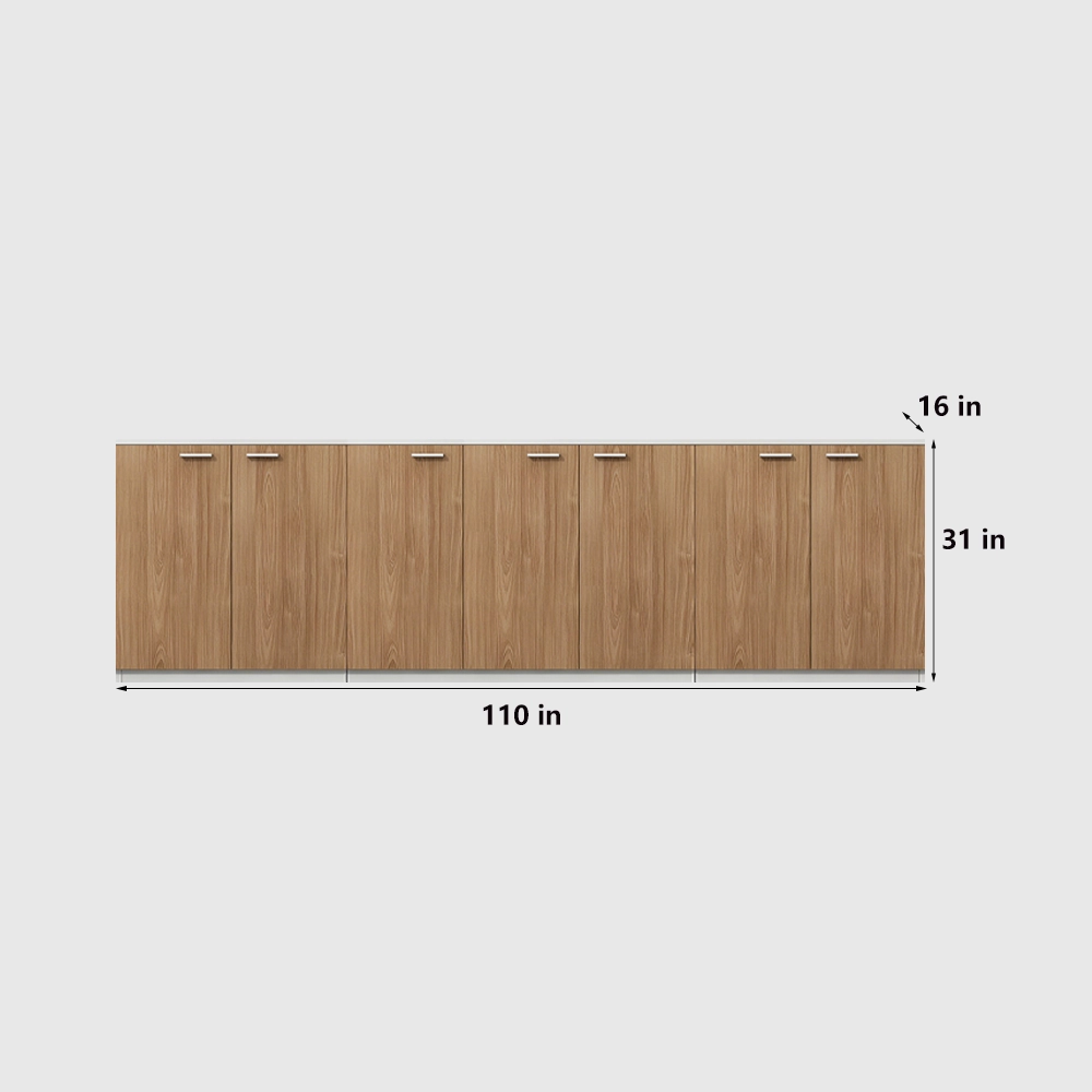 Low Wooden Office Cabinet for Documents - image 11