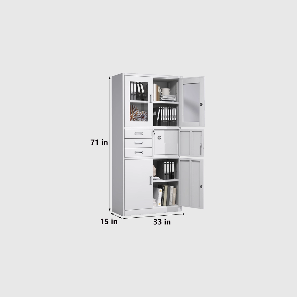 Multi-Tier Steel Office Filing Cabinet - image 11