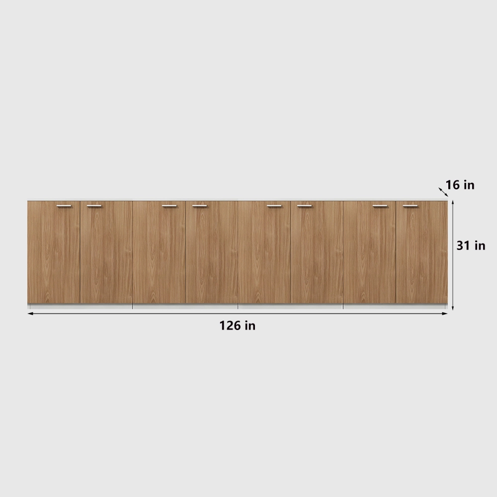 Low Wooden Office Cabinet for Documents - image 12