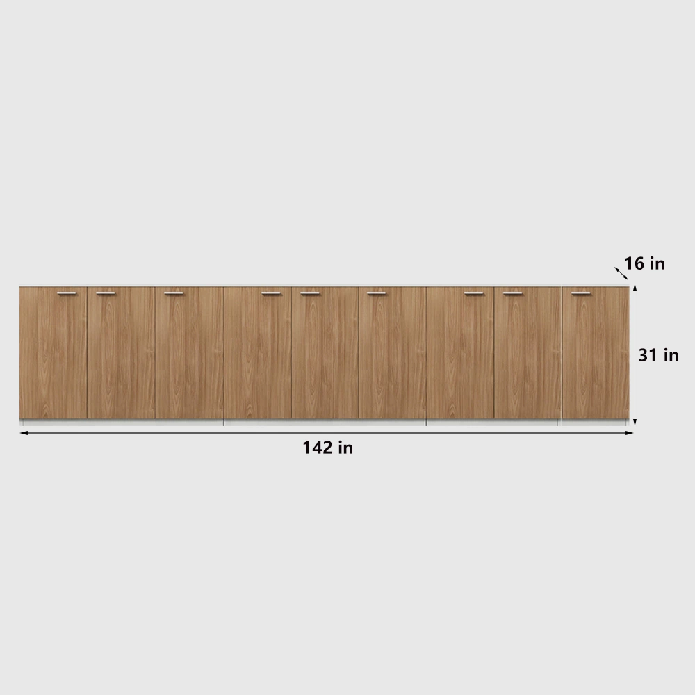 Low Wooden Office Cabinet for Documents - image 13