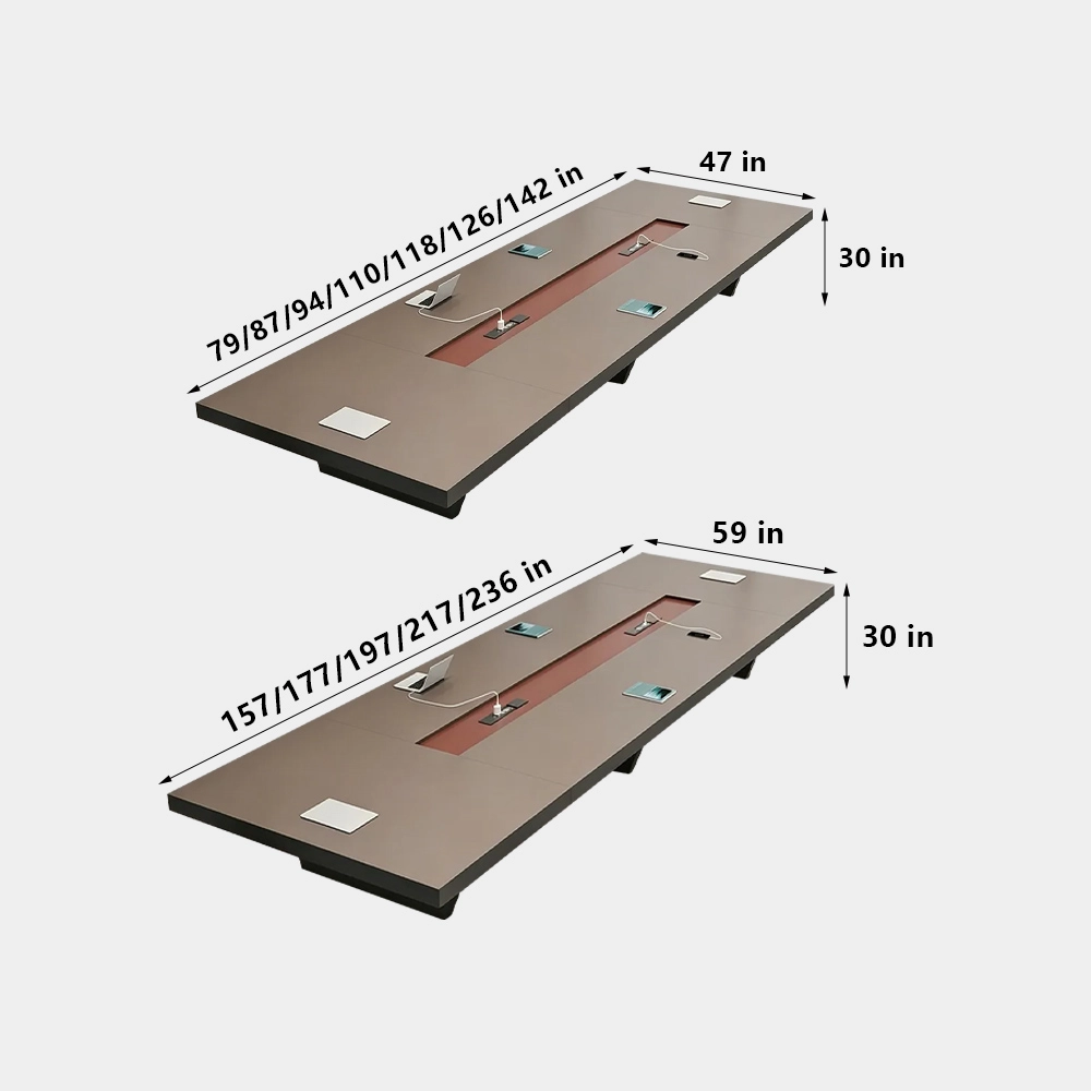 Luxury Large Conference Table for Office – Heavy-Duty Executive Meeting Desk - image 7